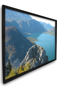 Dragonfly™ 106 in. Matte White Projection Screen with Black Velvet Frame (HDTV, 16:9)