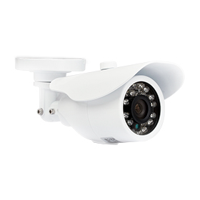 Wirepath™ Surveillance 150-Series Bullet Analog Outdoor Camera with IR (420 TVL | White)