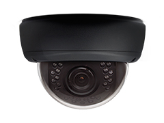 Wirepath™ Surveillance 350-Series Dome Analog Outdoor Camera with IR (550 TVL | Black)