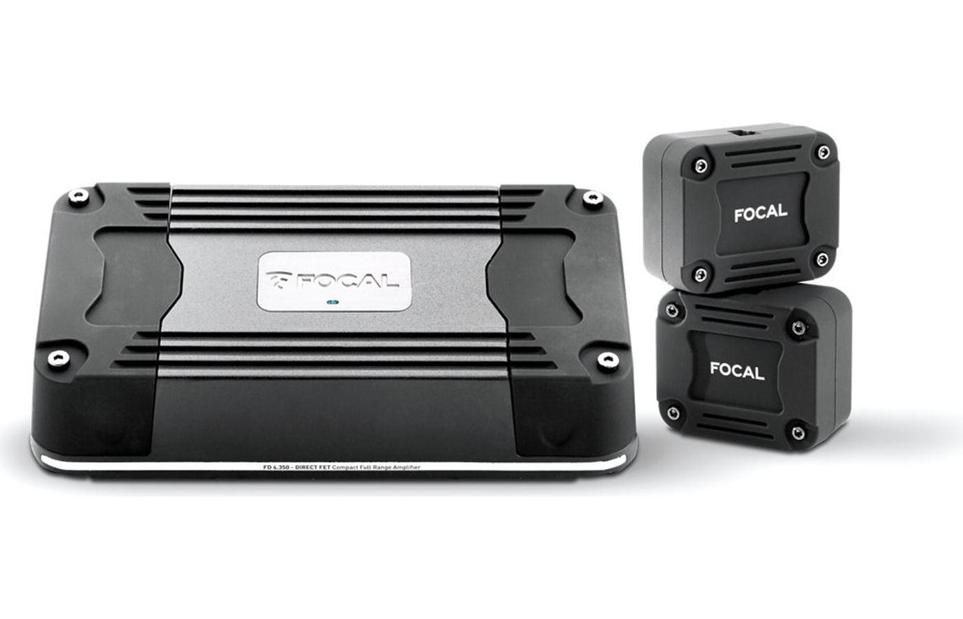 Focal FD 4.350 Compact 4-Channel Amplifier — 58 Watts RMS x 4