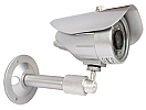 Wirepath™ Surveillance 100-Series Bullet Analog Outdoor Camera with IR (420 TVL | Silver)